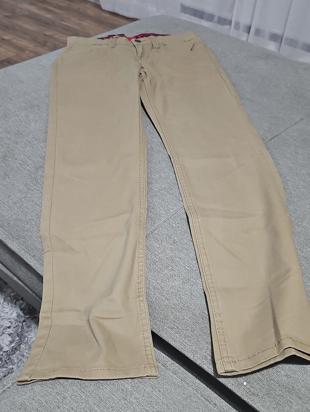 Signature by Levi Strauss Kids Tan Straight-Leg Jeans